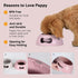 United Pets Pappy Dog Bowl for Dogs and Cats, BPA Free, Eco-Friendly, Made in Italy, Pink - 12 Oz