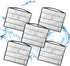 TARARIUM 5PCS Low Water Level Filters Replacement Material for Turtle Tank Aquarium Filters (IX-120 Sponge Clip)