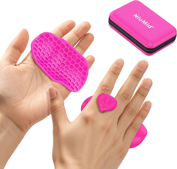 NiuMid 2nd Gen Enlarged Anti-Slip Workout Grips - Ergonomic Hand Protector Gloves for