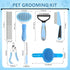 7PCS Dog Brush Dog Grooming Kit Dog Brush for Shedding-Dog Brushes for Grooming, Dematting Comb for Dogs, Cat Nail