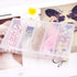 Honbay Clear Visible Plastic Fishing Tackle Storage Box - Jewelry Making Findings Organizer (M: 7"x4.3"x1.2")