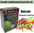 SWINGTEK 120 Pack Plastic Golf Tees, 100 pcs 3-1/4 Inch Unbreakable Long Tees and 20 Short Tees, Mixed Color