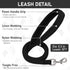GAMUDA Small Dog Harness Collar and Leash Set - Step in No Choke No Pull Soft Mesh Vest (Black, S)