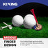 Ultimate Middle Finger Golf Ball Marker with Magnetic Hat Clip, Funny Golf Accessories for Golf Lovers
