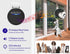IP55 950 55 5 (1 2 Wireless Doorbell, Dog Bells for Potty Training Waterproof Doorbell Chime Operating at Feet