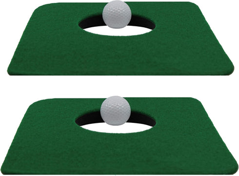 Upstreet Golf Putting Matt for Indoors, Mini Golf Set - Includes Two