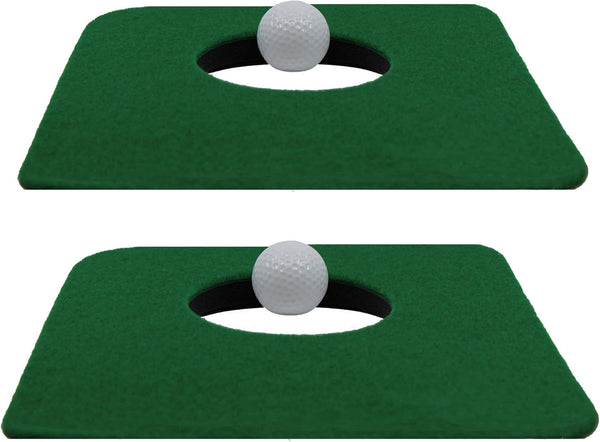Upstreet Golf Putting Matt for Indoors, Mini Golf Set - Includes Two