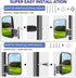 Newest Golf Cart Mirrors, 16.5" Panoramic Rear View and Folding Side Mirrors for Club Car