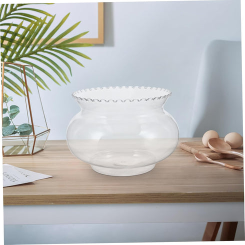 Kisangel Betta Tank Accessories, Decorative Aquarium Ornaments, Transparent Plastic Betta Tank Supplies