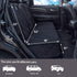 petalage Bench Dog Car Seat Cover for Back Seat Waterproof Seat Covers Durable Scratch Proof Nonslip, Protector for Pet