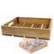 TableCraft Products CRATE12 Gastro Serving and Display Crate - Acacia Wood, 12 3/4" x 10 1/2" x 2 3/4"