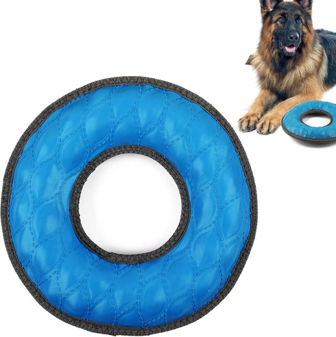 SuperChewy Tough Floating Dog Water Toy, Strong Natural Rubber, Durable Fetch Toy for Non-Aggressive Chewers