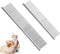 Dog Combs for Grooming, 2 Pack Metal Comb with Rounded Teeth, Stainless Steel Cat Comb for Removing Tangles and Knots
