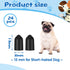 24 Pieces Shock Collar Dog Rubber Tips, Training Collar Replacement Parts for Dog Prong Collars (13 mm)