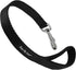Short Dog Leash - 1" Wide Padded Handle Nylon Traffic Lead, 18" Long, Black Large