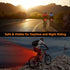 Rechargeable Bike Tail Light with Turn Signals, Bright LED Safety Warning Taillight for Road Mountain Bicycle