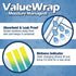 1-Tab 72 Count Male Wraps, Disposable Dog Diapers, Large, Lavender, - Snag-Free Fastener, Leak Protection, Wetness