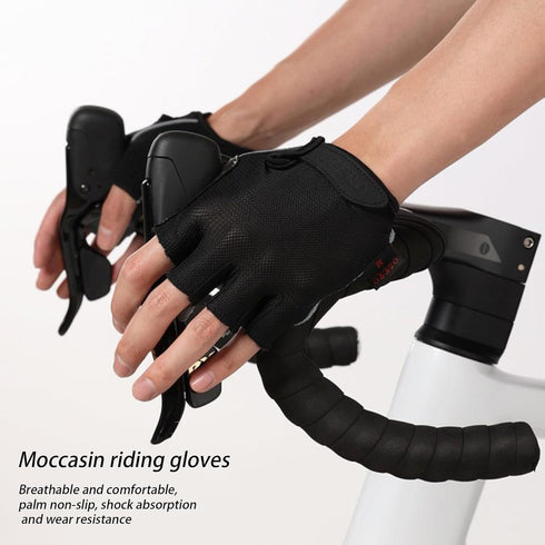 Generic Workout Gloves for Men Women, Fingerless Weight Lifting Gloves with Genuine Suede Palm, Full Palm Protection