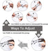 Adjustable Prong Collars for Dogs, No Pull Training Collar for Large Medium Small Dogs, Stainless Steel with Comfort