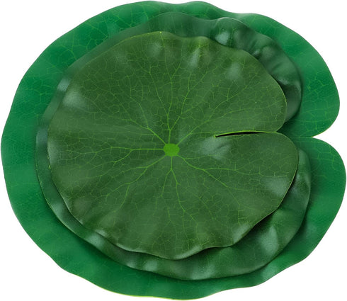 12Pcs Realistic Lily Pads Leaves - Artificial Floating Foam Foliage for Ponds, Koi Fish Pool, Patio & Aquarium Decor