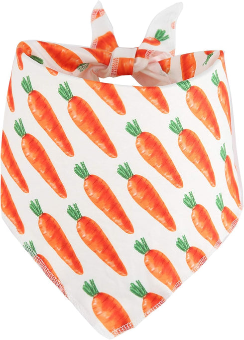 2 Pack Easter Dog Bandana, Triangle Bibs Pet Scarf for Medium to Large Dogs