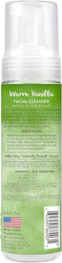 7.4 oz. TropiClean Warm Vanilla Waterless Facial Cleanser for Dogs | Dog Foam Face Wash | Dog Face Wash Derived from
