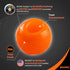 BIONIC Ball Dog Toy, Small - Interactive Chew Toy for Dogs up to 20 lbs (9 kg), Stands Up to Tough Chewers
