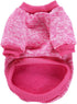 Jecikelon Dog Clothes, Soft Puppies Sweater Winter Outfit for Dogs Small XXS XS Cat Apparel (Large, Rose Red)