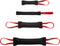 Viper Heavy Duty French Linen Dog Bite Tug Toy, Tough and Durable for K9 Training - Black - 12in L x 2in W