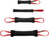 Viper Heavy Duty French Linen Dog Bite Tug Toy, Tough and Durable for K9 Training - Black - 12in L x 2in W