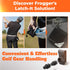 Frogger Golf Magnetic Belt Latch-It Accessory Attachment System, Secure Quick Golf Gear Access