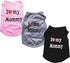 3 Pack Dog Shirt for Small Dog Boy Girl Puppy Clothes - Love Mommy I Love My Daddy Summer Shirt, Soft Breathable Pet