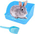 Hamiledyi Small Animal Rabbit Litter Toilet,Plastic Square Cage Box Rat Potty Trainer