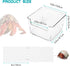 U0U 2 Pack Hermit Crab Water Tank,Hermit Crab Accessories Hermit Crabs Cage with Climbing Ramps,Acrylic Hermit Salt