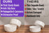 Ceramic Dog Bowl Set with Anti-Slip Rings, 5" Round x 2" Tall, Set of 2 for Small Dogs, White Dog Food Bowls