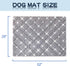 Dog Crate Mat - Ultra Soft Bed Mat for Sleeping with Anti-Slip Bottom, Washable Kennel Pad for Large Medium Small Dogs,