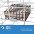6"x6"x3" Vinyl-Coated Wire Crab Bait Cages for Heavy Duty Crab Trap Pot, Cage Box