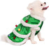 Dog Christmas Tree Costume, Winter Fleece Coat Clothes Sweater for Puppy Xmas Outfit Apparel