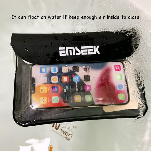 Waterproof Waist Pouch Dry Belt Bag Fanny Pack, Keep Your Key Fob Wallet Kindle Phone Dry for Swim Surf Snorkel (Pink)