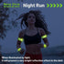 Rena Chris Reflective Running Gear, 4pcs High Visibility Arm Bands for Night Walking & Safety Running