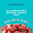 Freeze Dried Dog Food for Small & Large Breeds, 16 Oz Beef Dog Food Toppers, Grain Free & All Natural