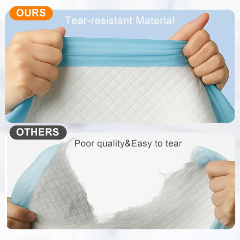 TIANSHILIHE 51"x36" 40 Count, Puppy Pee Pads for Dogs Extra Large Dog Pee Pads, XXXXL Leak-Proof & Super Absorbent Dog