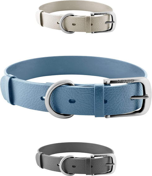 Tuff Pupper Classic Heavy Duty Dog Collar, 10x Stronger Than Leather, Waterproof & Odor Proof, Large (19-23" Neck)