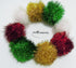 Bushy Sparkle Ball Cat Toy, 24 Pack Interactive Glitter Pom Pom Balls for Kittens