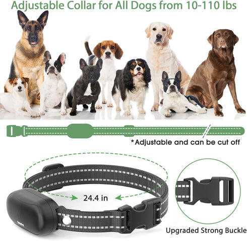 Dog Shock Collar, Electric Training Collar with Remote, 1600FT, Waterproof with 3 Training Modes for All Breeds