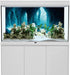 AWERT 48x24 inches Rock Cave Aquarium Background, Rock Pillar Terrarium Background for Fish Tank