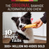 2 Count Earth Animal No Hide Chews - Long Lasting Rawhide Free Medium Dog Chews Rolls, Beef