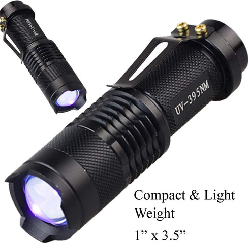 GameTracker 2 Pack Professional Blood Trailing & Tracking Tactical Hunting Flashlight, Illuminates Blood Trails