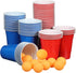 Qinyoung 76 Pcs Cups and Balls Game Set for Party, Plastic Flip Cup