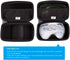 Snow Goggles Case, Semi Hard EVA with Aluminum Bag Strap & High-Performance Zipper for Travel